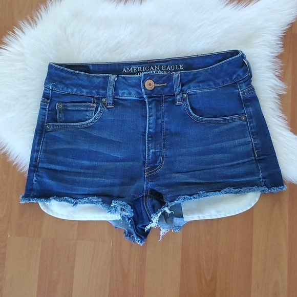 American Eagle Outfitters Pants - American eagle cut off hi rise shortie shorts sz 6